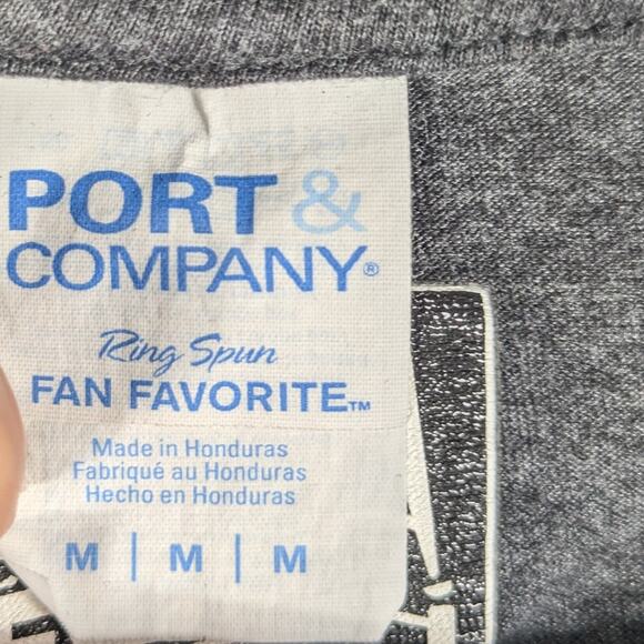 Home Alone Ugly Christmas Graphic Tee Port & Company M Gray Movie Shirt 50/50 - Picture 2 of 5